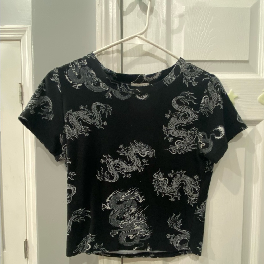 Dragon crop top t-Shirt